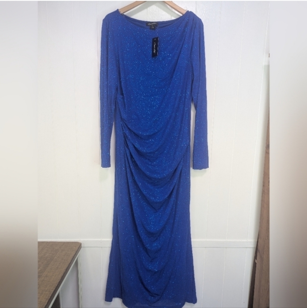 ⭐NWT Candalite Elegant Blue Long Sleeve Dress - Picture 9 of 9